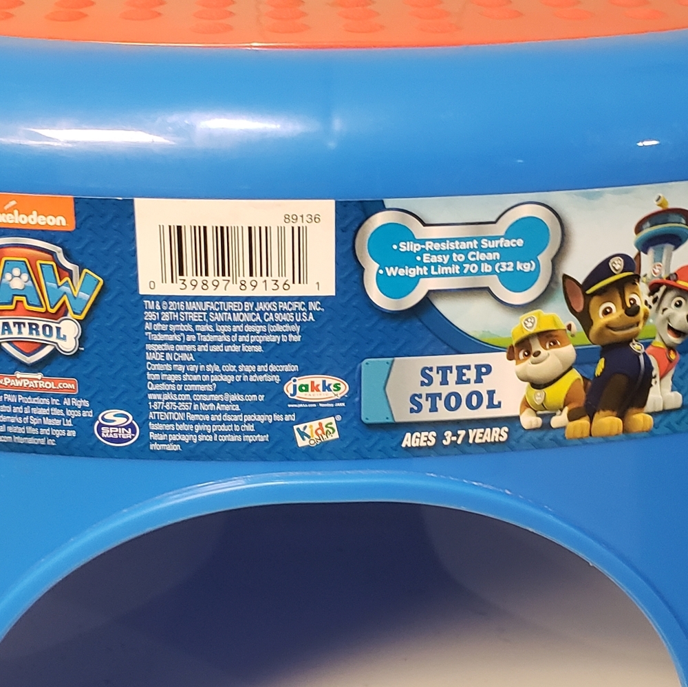 Paw Patrol Blue and Red Adventure Step Stool - Picture 4 of 6